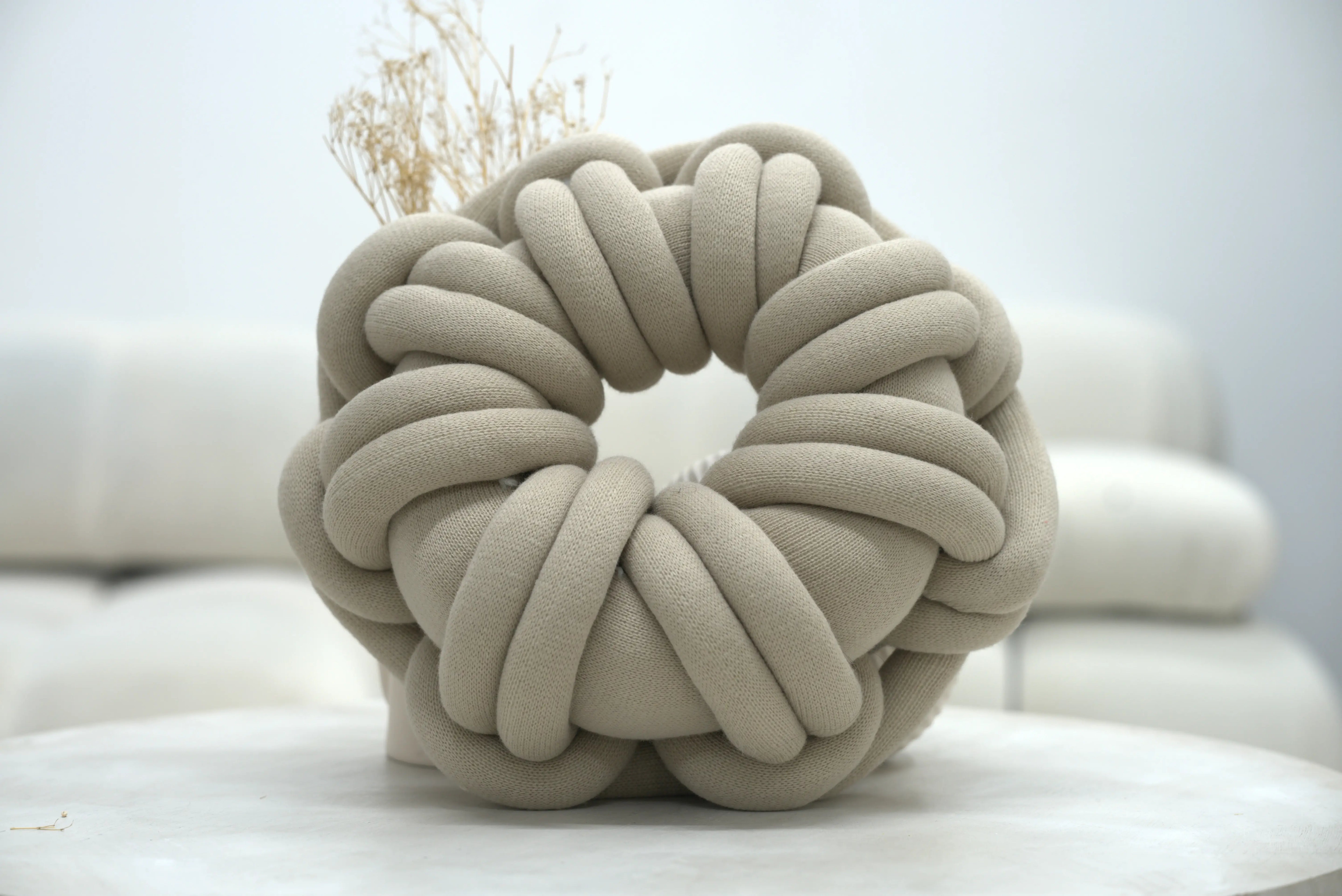 Knotte Ring Donut Pillow