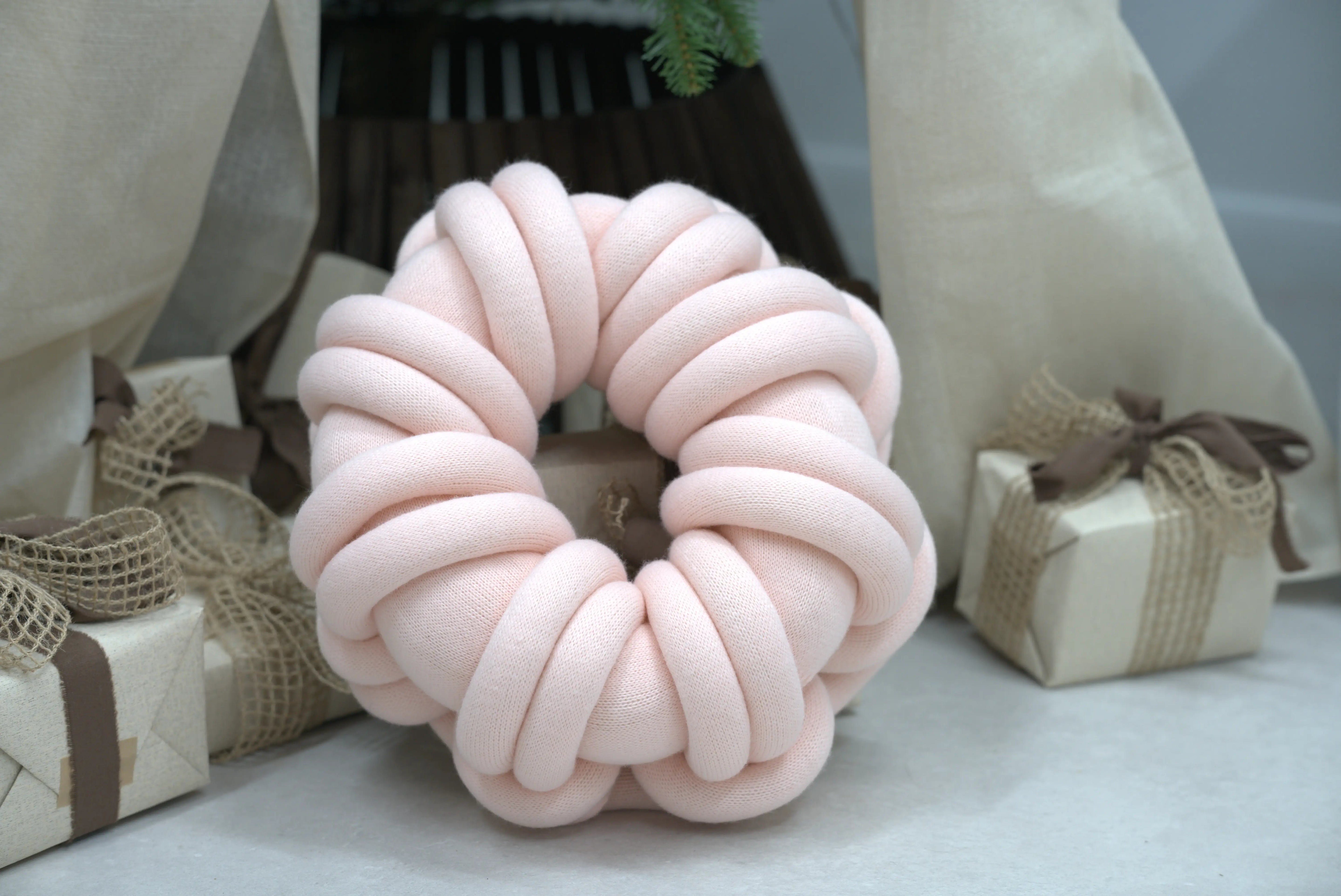 Knotte Ring Donut Pillow